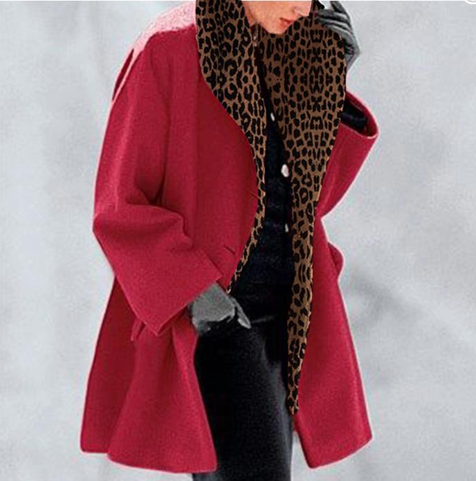 Warm Fashion Multi-Color Shawl Collar Coat