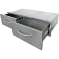 2 Drawer, Horizontal Bins