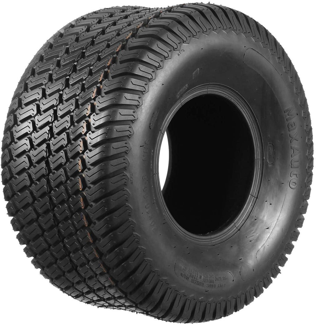 Set of 4 Lawn Mower Turf Tires 15x6-6 Front & 20x10-8 Rear,4PR,Tubeless