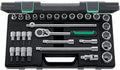 Stahlwille 52/54/25/6 KN"52" Socket Set, Silver/Black, Set of 31 Piece