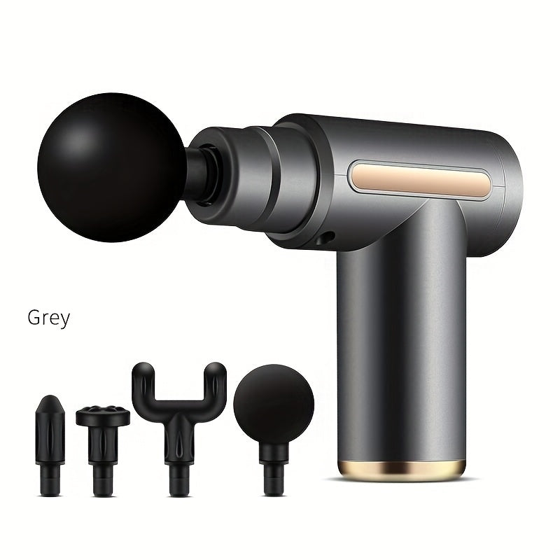 MassaGun, Deep Tissue Muscle Handheld Percussion Massager For Body, Back And Neck Relaxation, Compact Elegant  For Women