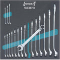 HAZET 163-99/18 12-Point Traction Profile Combination Wrench Set - Multi-Colour