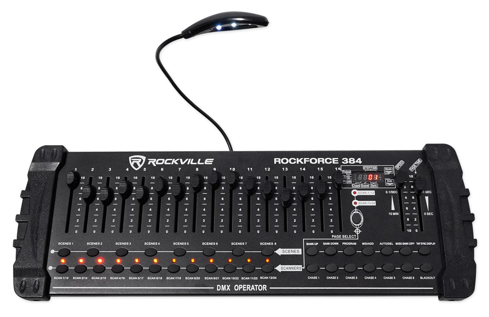 Chauvet Intimidator Wave 360 IRC (4) Moving Rotating Heads+LED Fogger+Controller