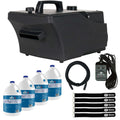American DJ Entour Chill 800 Watt High-Output Continuous Low-Lying Fog Machine with 4 Gallons of Premium Fog Juice Package