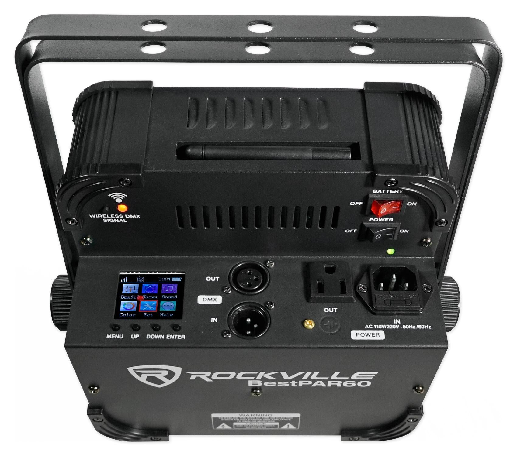 Chauvet DJ CUMULUS Fog Machine Professional DMX Fogger+(2) Wireless Wash Lights