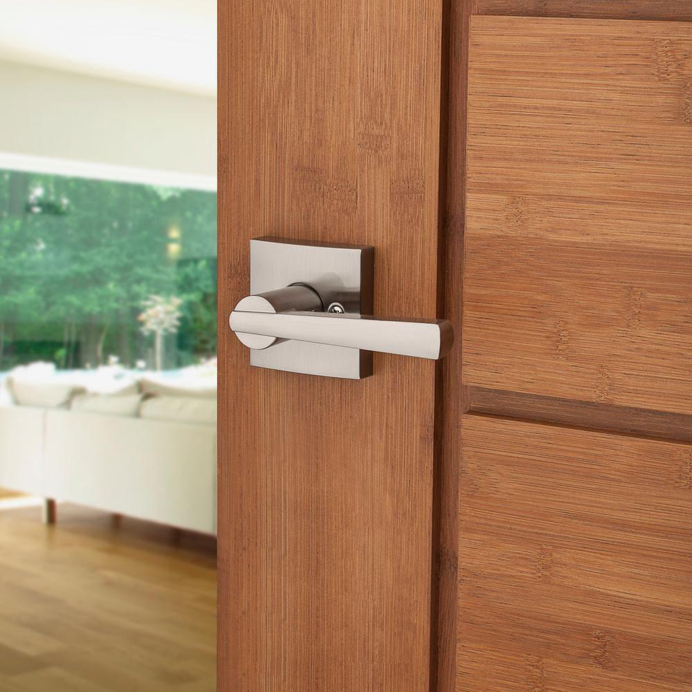 PrestiSpyglass Satin Nickel Dummy Door Lever