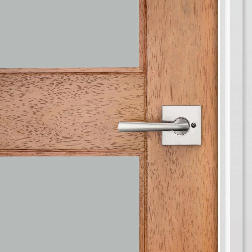 PrestiSpyglass Satin Nickel Dummy Door Lever