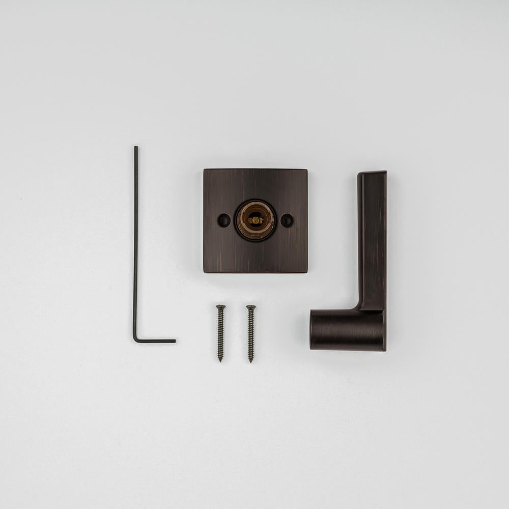 PrestiSpyglass Satin Nickel Dummy Door Lever