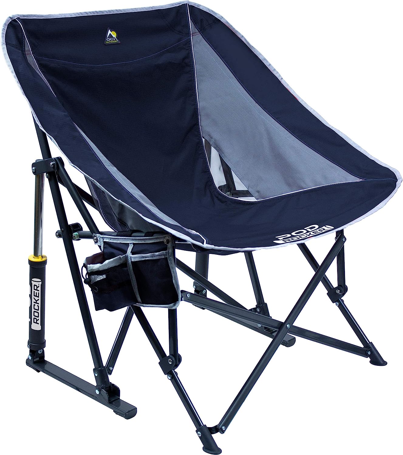 GCI Outdoor Pod Rocker Collapsible Rocking Chair &amp; Outdoor Camping Chair