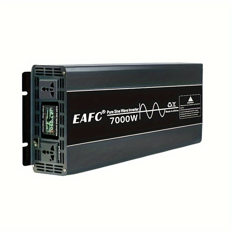 7000W 5000W 4000W Car Power Inverter Converter Pure Sine Wave Inverter Power DC 12V To AC 110V 50HZ Power Bank Converter With LCD Display