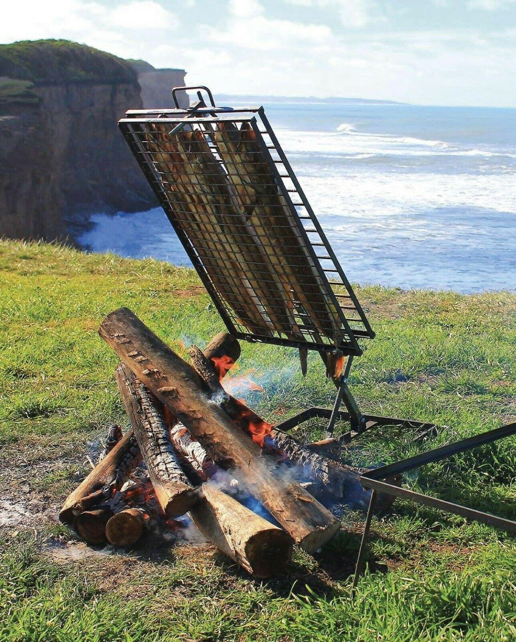 Argentine asador - Parrilla Argentina - Outdoor Grill - Camping