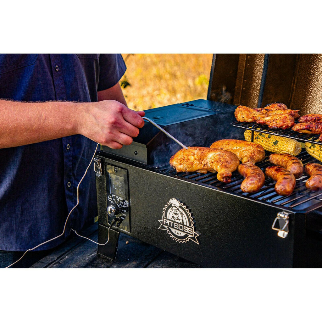 Portable Tabletop Pellet Grill Copper Grilling Cooker Camping Yard Outdoor NEW