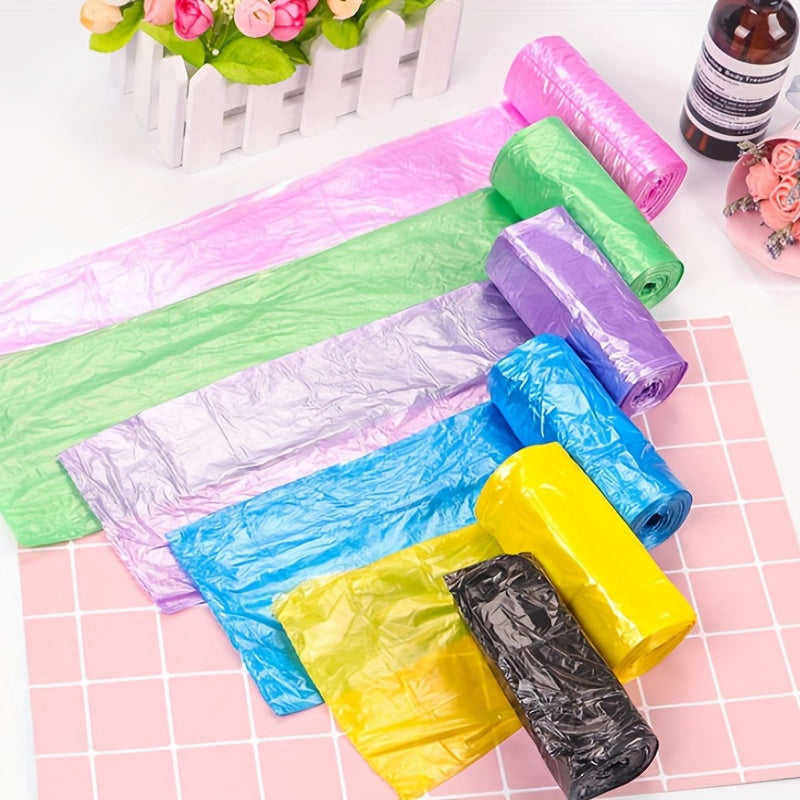 5 Packs of 75pcs 4 Gallon Small Trash Bags - Perfect for Bathroom, Kitchen &amp; Cleaning Storage!