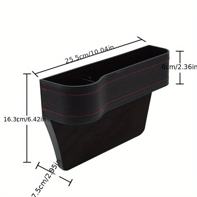 Car Seat StoraBox Card Phone Holder Pocket Car Seat Gap Leather StoraBox Seat Gap Pocket StoraBox Universal