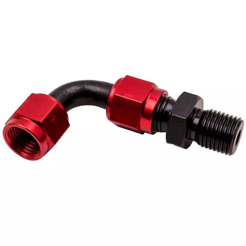 Adjustable Fuel Pressure Regulator Kit 100psi Oil Press Gauge AN6 Fitting