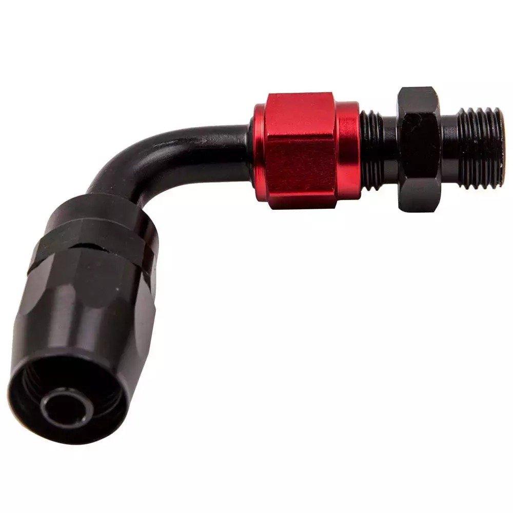 Adjustable Fuel Pressure Regulator Kit 100psi Oil Press Gauge AN6 Fitting