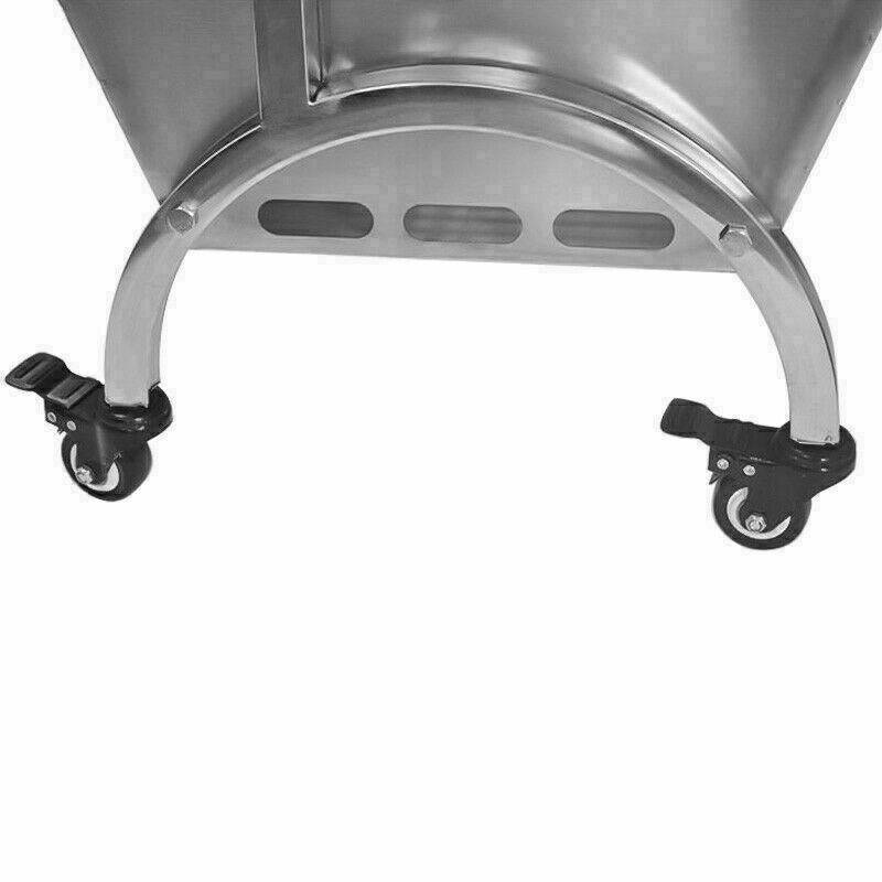 46" Lar Steel Charcoal Spit Roaster Rotisserie Pig Lamb Roast US