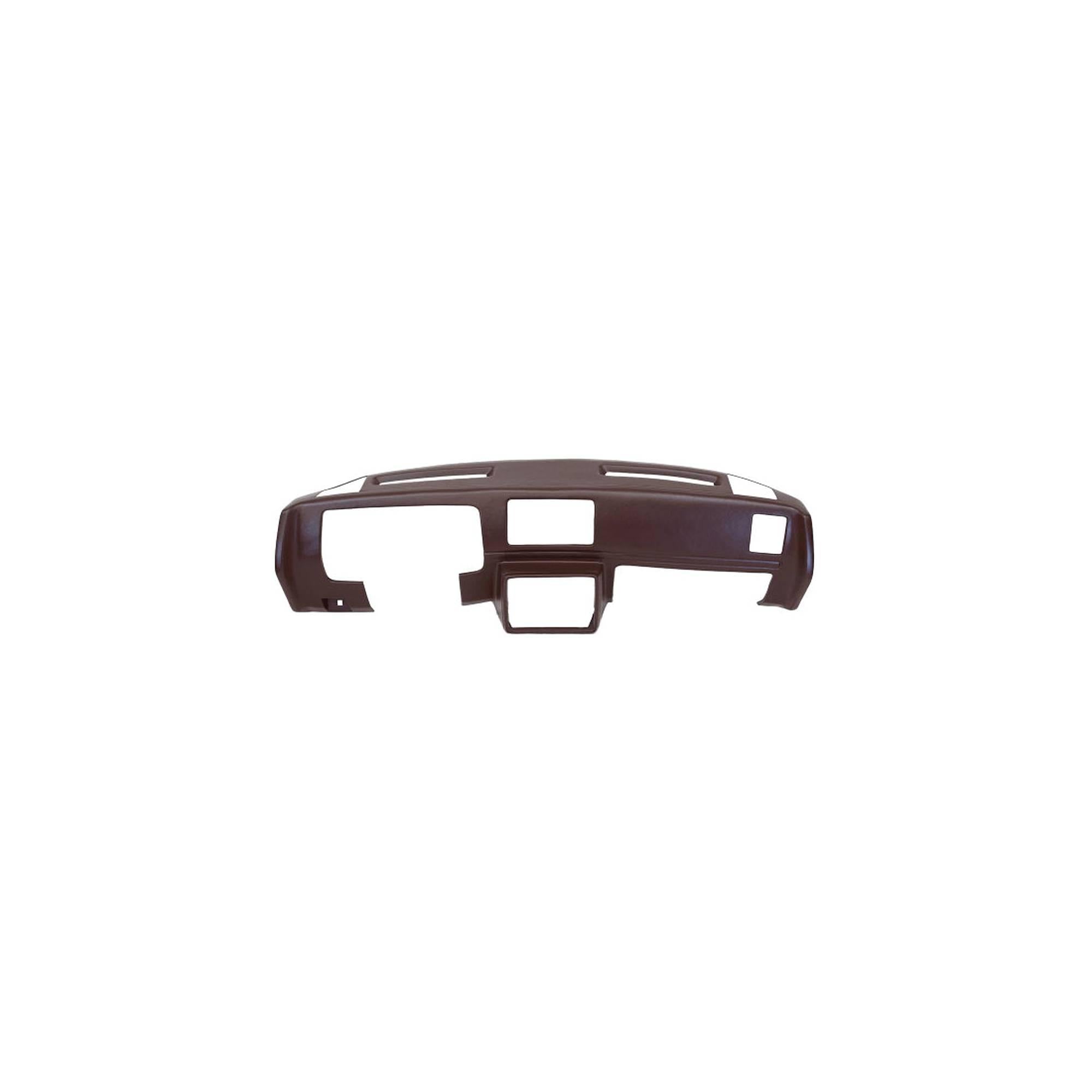 Eckler's Premier  Products 55-192397 - El Camino Molded Dash Pad Outer Shell, Full Cover, With Outside Speaker Cut-Outs, Black