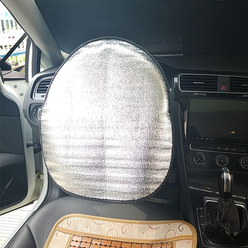 Keep Your Car Cool &amp; Protected - Steering Wheel Sun Shade Cover Fits All SUVs, Trucks &amp; Cars