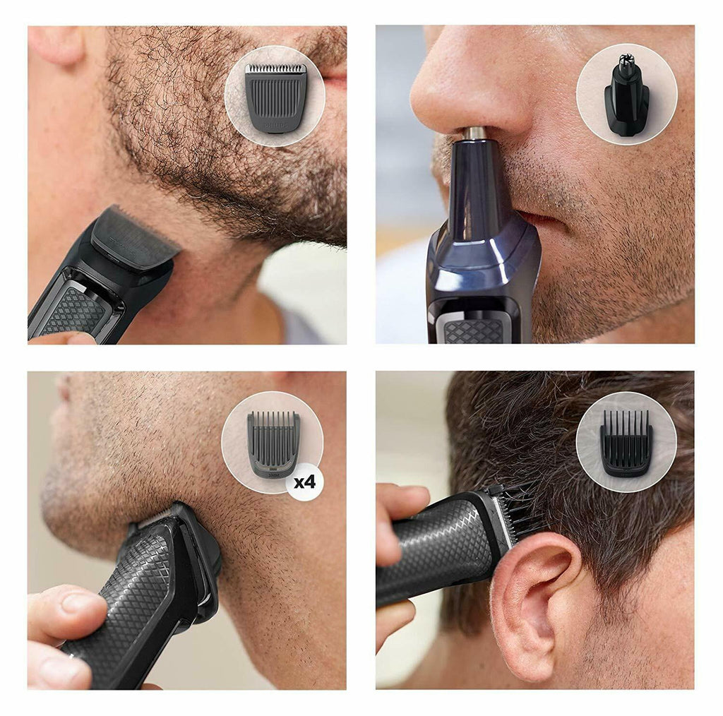 Philips MG3720/15 7 in 1 Clipper for Beard Nose and Ears Hair Clippers Head