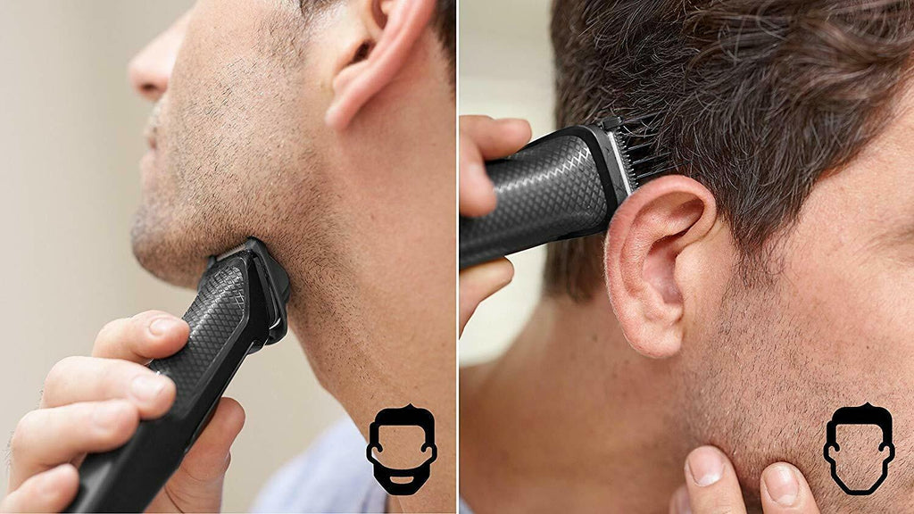 Philips MG3720/15 7 in 1 Clipper for Beard Nose and Ears Hair Clippers Head