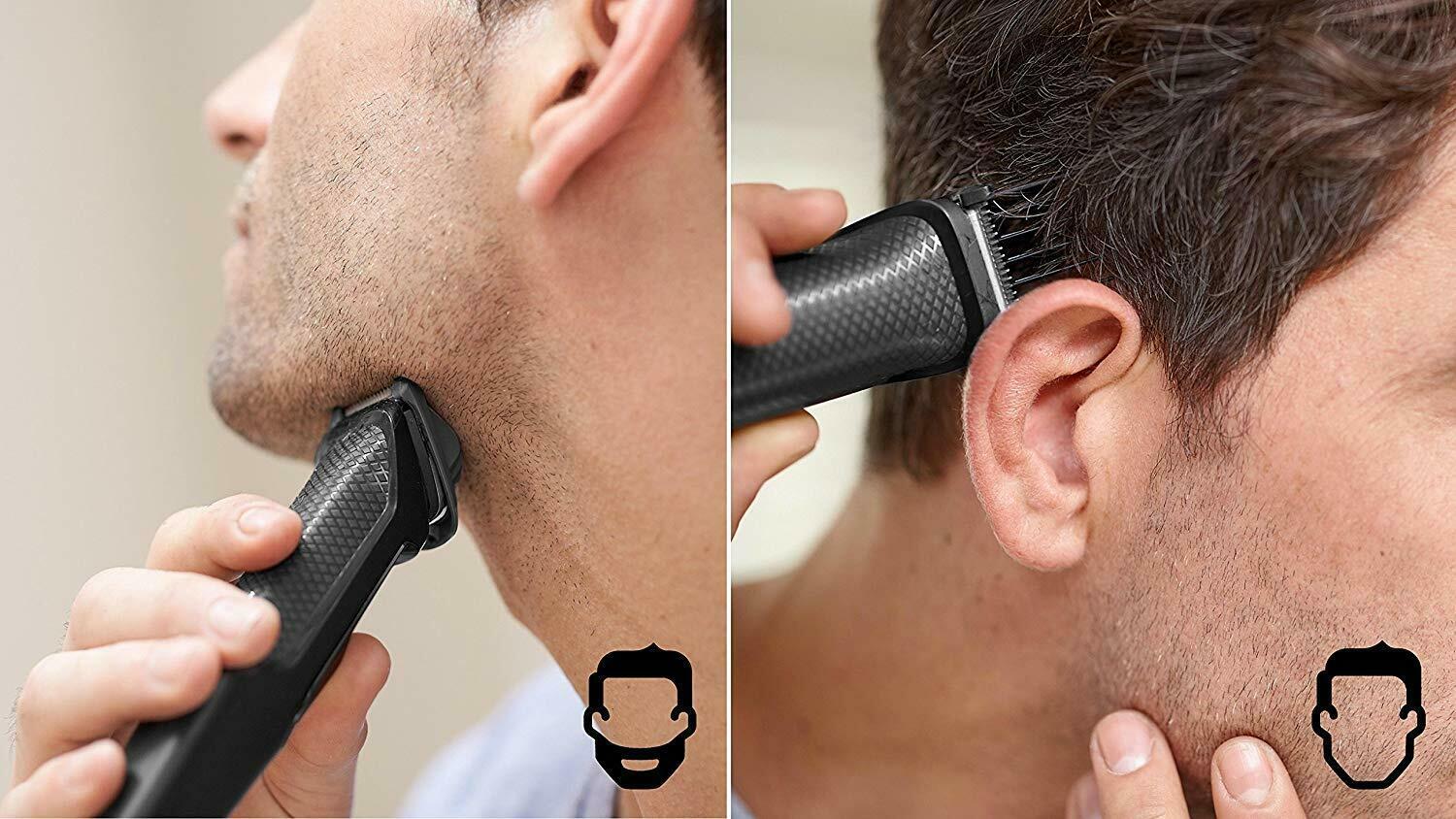 Philips MG3720/15 7 in 1 Clipper for Beard Nose and Ears Hair Clippers Head