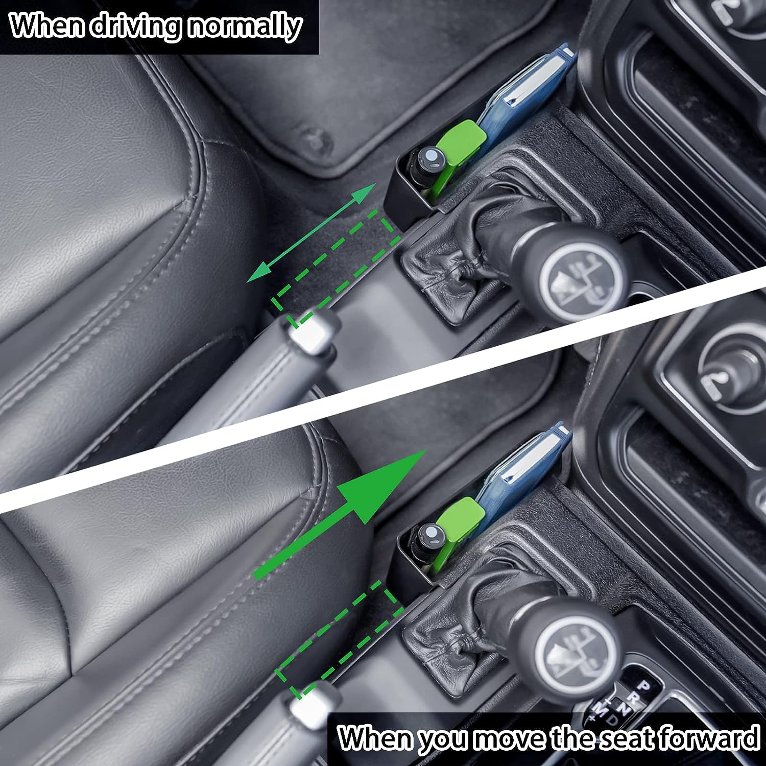 Center Console Gear Shift Organizer Tray Compatible with Jeep Wrangler JL/JLU 2023 2019-2023 2024 and Jeep Gladiator JT Truck 2023 2023 2023 2023 Storage Box Accessories (Not for JK/JKU)