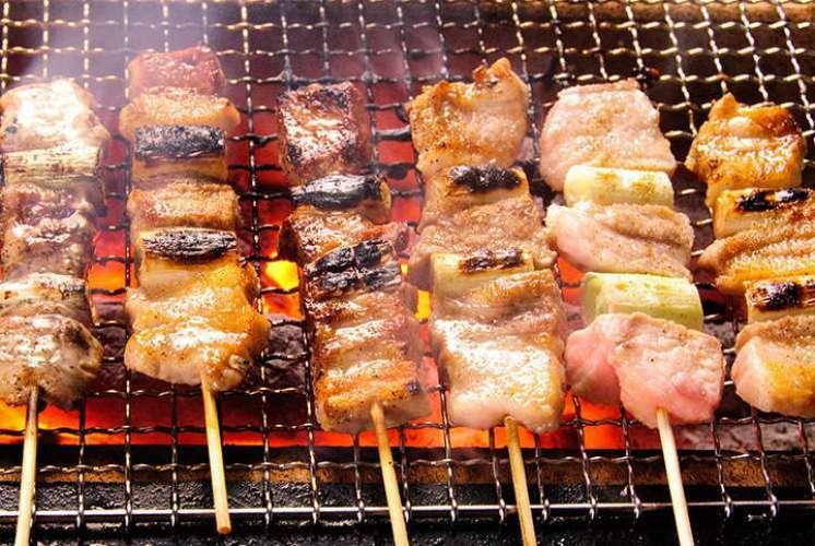 YAKITORI BBQ STOVE BQ8F Diatomite Charcoal Grill with  Steel