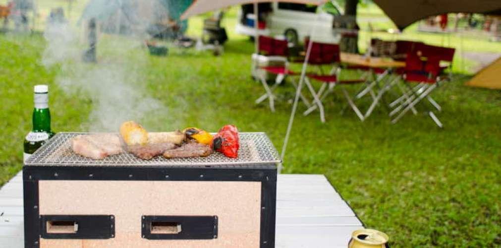 YAKITORI BBQ STOVE BQ8F Diatomite Charcoal Grill with  Steel
