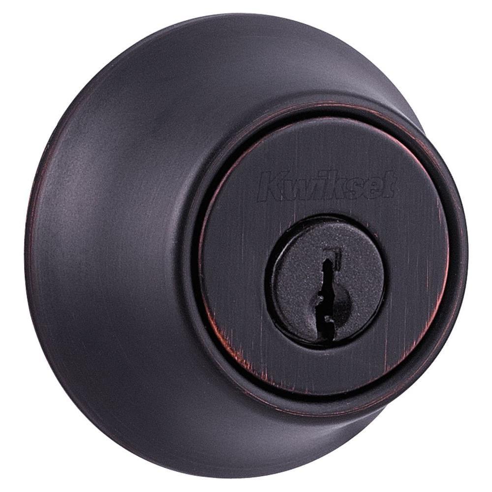 660 Series Venetian Bronze Single-Cylinder Deadbolt