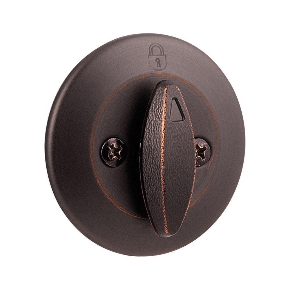 660 Series Venetian Bronze Single-Cylinder Deadbolt