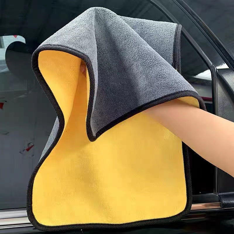 3pcs Super Absorbent Microfiber Car Wash Towels - Perfect For Interior Cleaning!