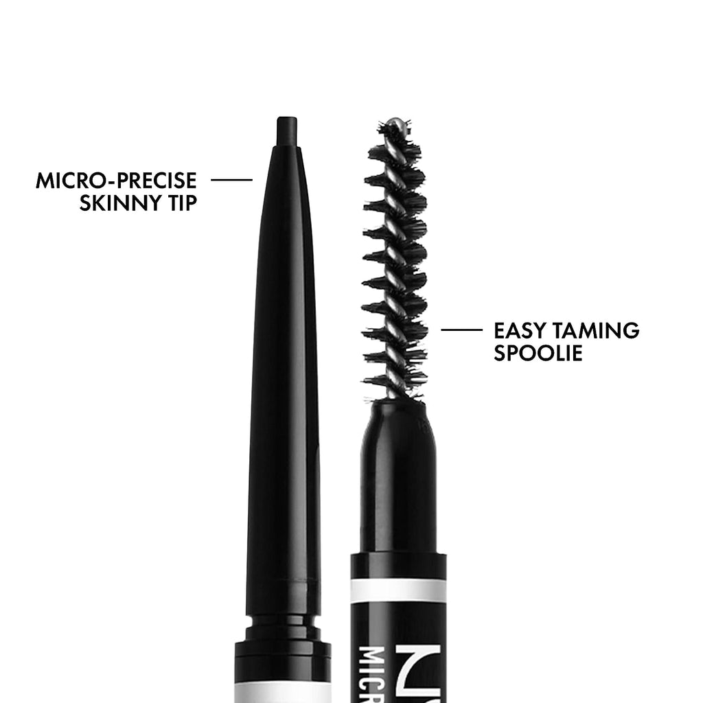 NYX PROFESSIONAL MAKEUP Micro Brow Pencil, Eyebrow Pencil, Black