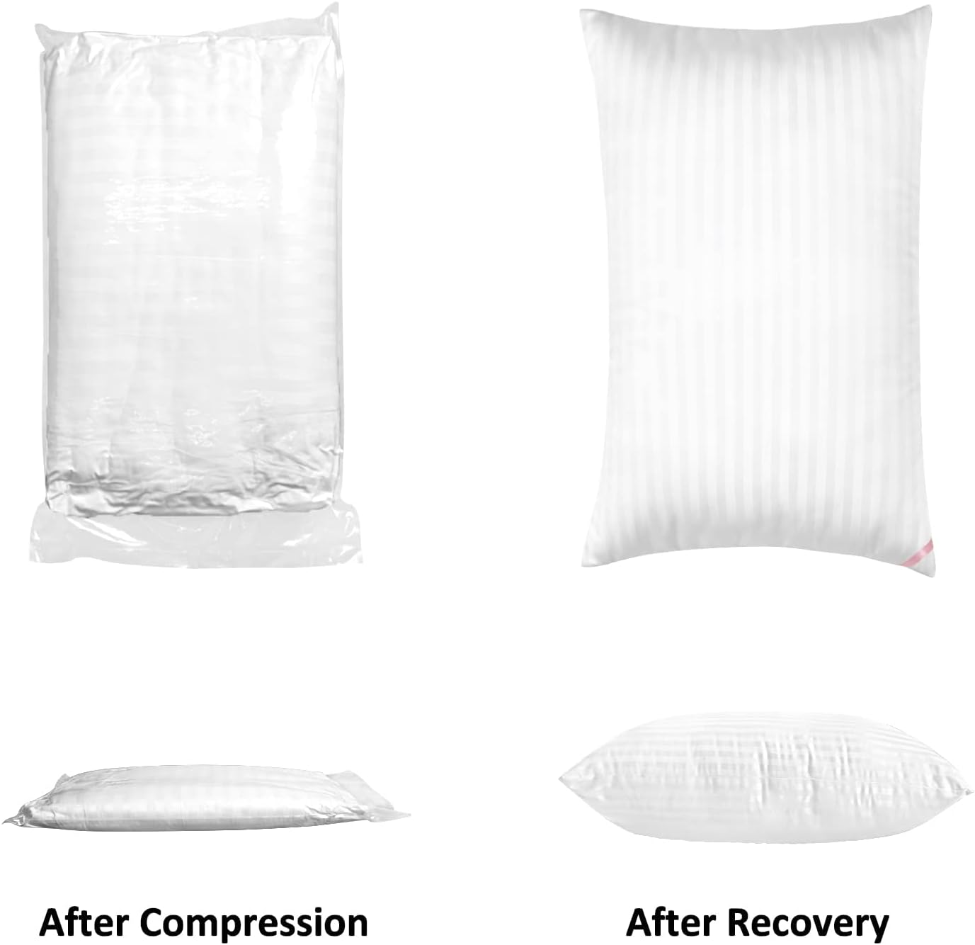 EIUE Hotel Collection Bed Pillows for Sleeping 2 Pack Queen Size, Pillows for Side and Back Sleepers,Super Soft Down Alternative Microfiber Filled Pillows,20 x 30 Inches