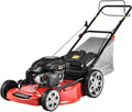PowerSmart Self Propelled Lawn Mower, 22 Inch Lawn Mower Self-propelled, 200CC 4-Stroke Engine, 3 in 1 Gas Lawn Mower with Bag, 5 Cutting Heights Adjustable (1.2''-3.5'')