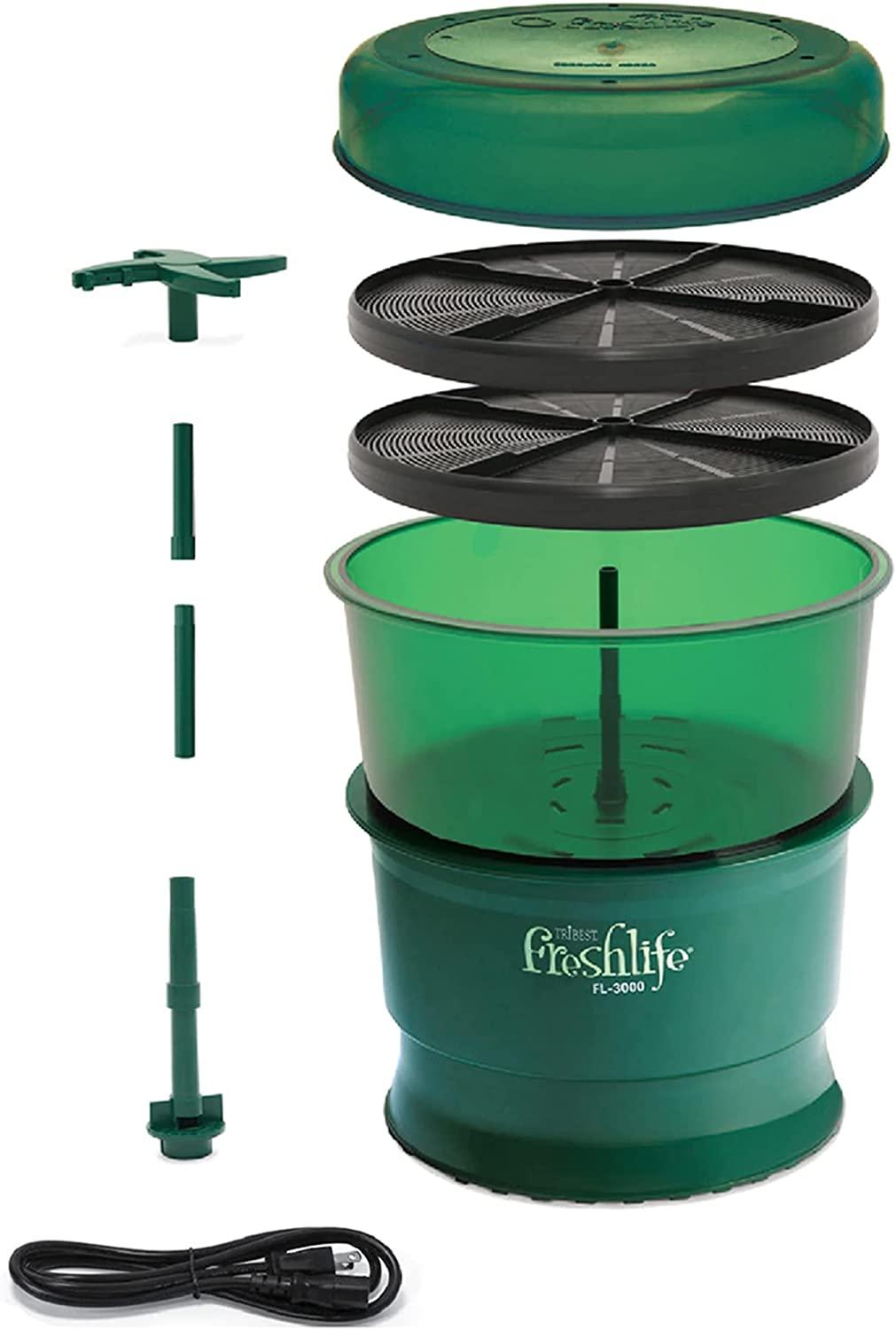 Tribest Fresh Life Sprouter FL-3000 Automatic Seed Sprouter For Sprouting Seeds, Green