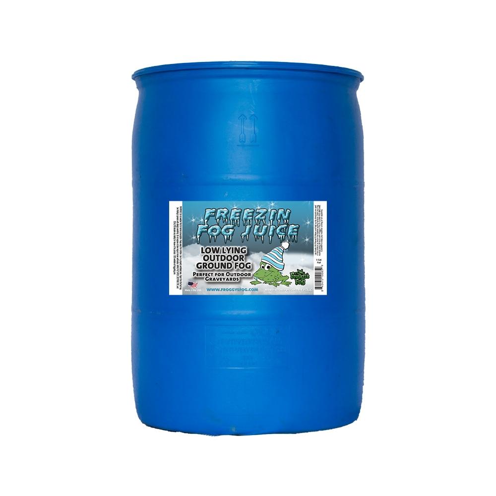 Freezin Fog - Outdoor / Graveyard Low Lying Ground Fog Machine Fluid - Fog Juice - 55 Gallon Drum