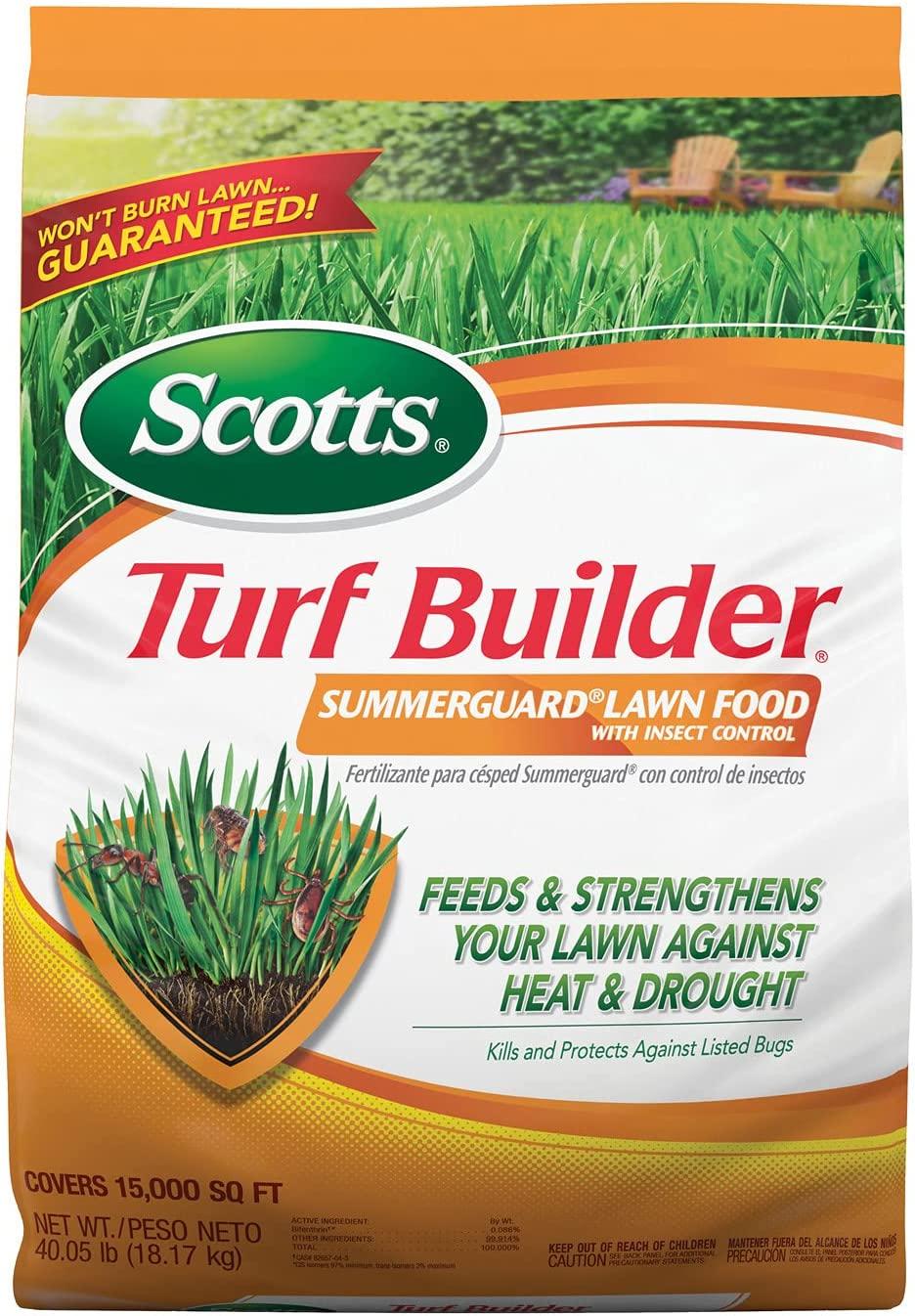 Scotts Turf Builder SummerGuard Lawn Food with Insect Control, 40.05 lbs.