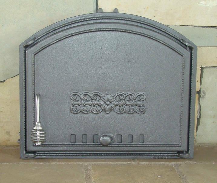 Cast Iron pizza oven door | bread oven doors | fire door | 485x410mm