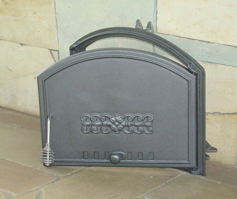 Cast Iron pizza oven door | bread oven doors | fire door | 485x410mm