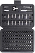 SHYPT Screwdriver 100 in 1 Set Precision 1/4 Inch Slotted Phillips Hex Screw Nuts Bits Ratchet Handle Multifunction Hand Tool Kit