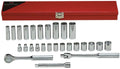 Wright Tool 377 27 Piece 6  Standard And Deep Sockets