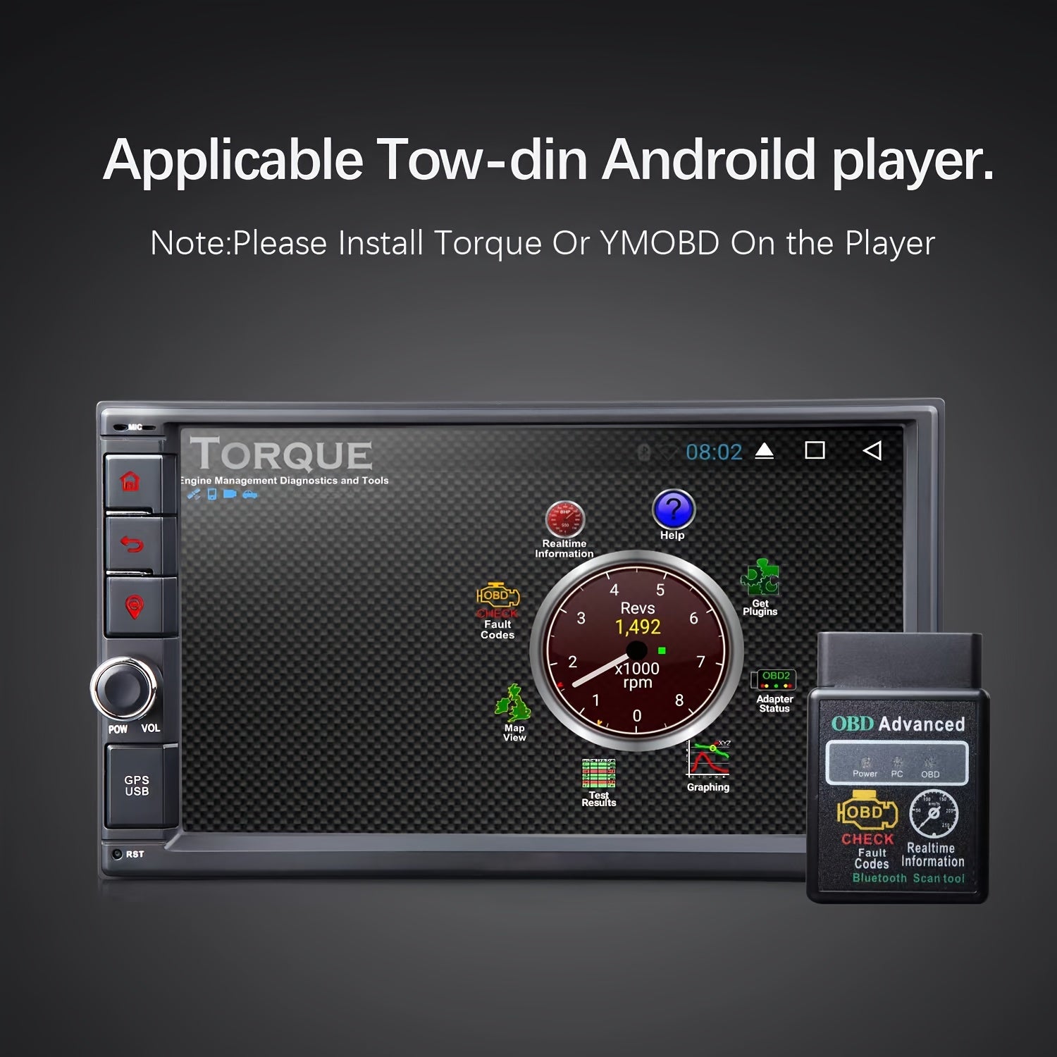 Unlock Your Car's Hidden Potential: OBD2 Diagnostic Scanner With Bluetooth Scan Tool Adapter