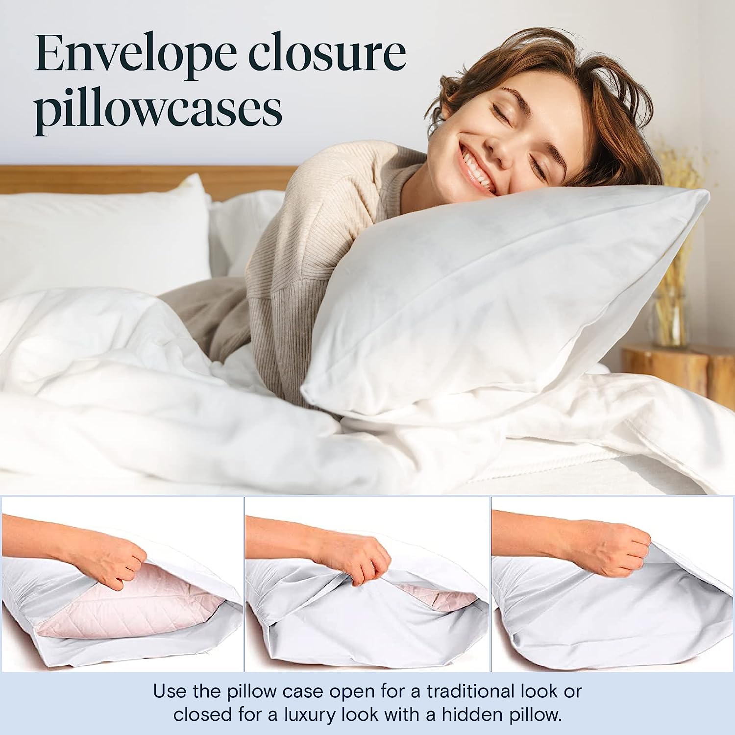 LuxClub Twin XL Sheets Set - Soft Kids Twin Bed Sheets for Boys and Girls, 4 PC Deep Pockets 18" Eco Friendly Wrinkle Free Fitted Sheets Machine Washable Hotel Bedding Silky Soft- White Twin XL