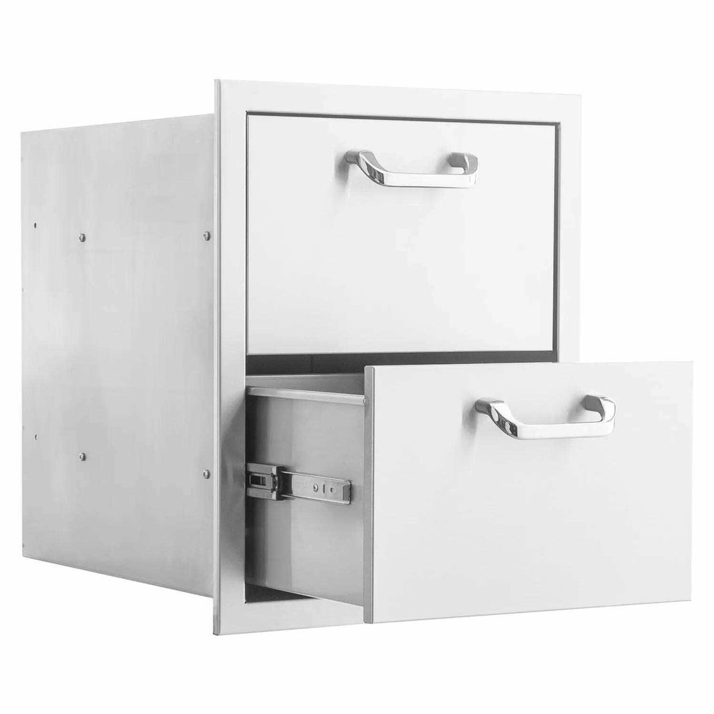 16-Inch  Steel Double Access Drawer - Traditional