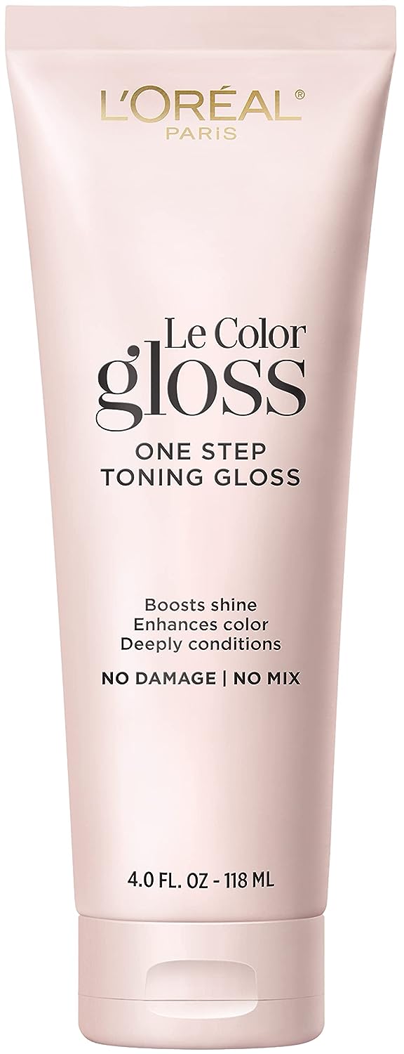 L’Oréal Paris Le Color One Step Toning Hair Gloss, Clear, 4 Ounce