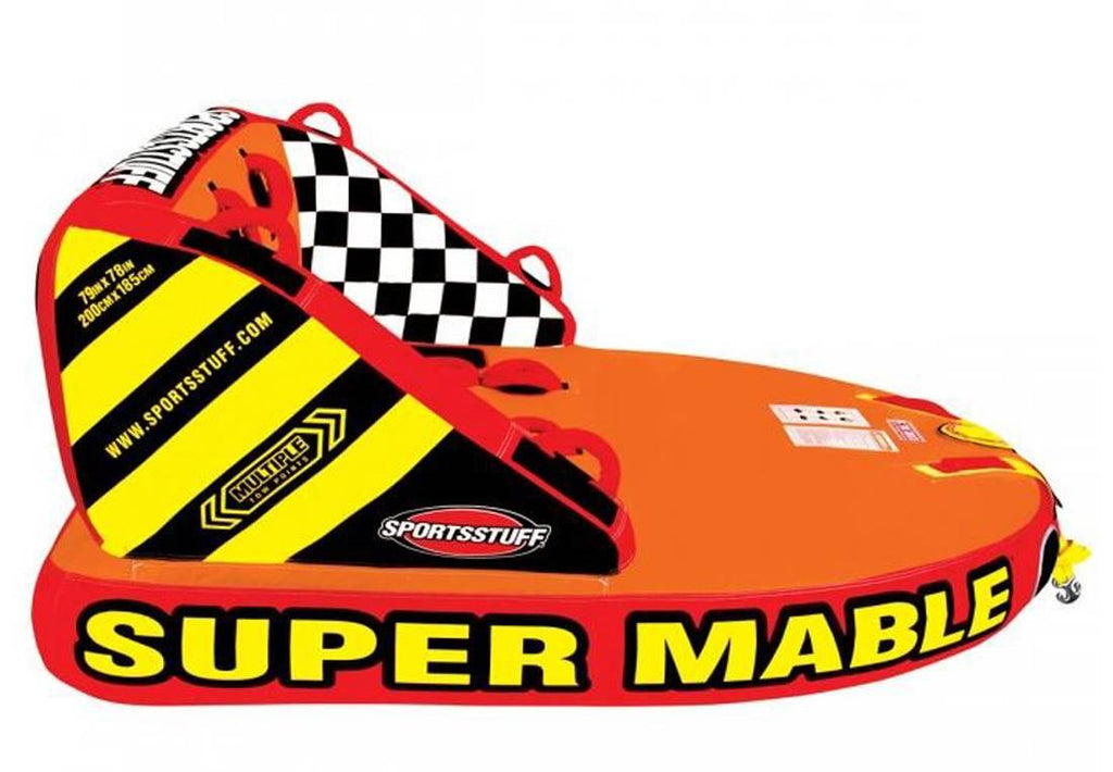 SPORTSSTUFF Super Mable Triple Rider Lake Boat Towable Tube (2 Pack)