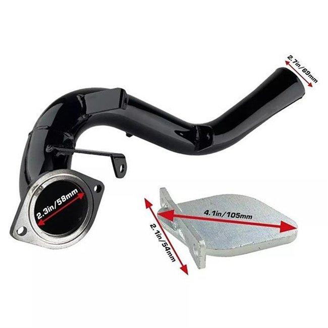 EGR Delete Kit High Flow Intake Elbow Pipe Tube 2007.5-2010 Duramax 6.6L LMM Diesel