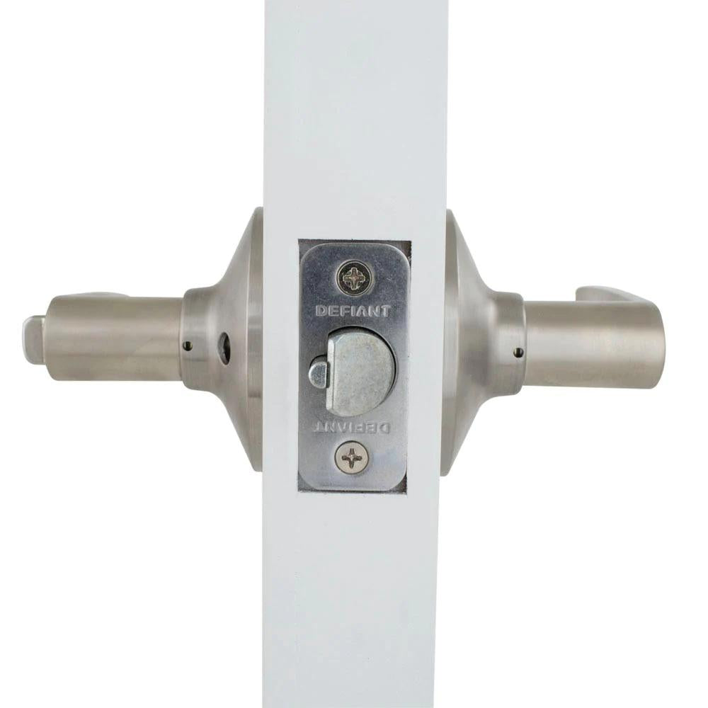 Olympic  Steel Keyed Entry Door Lever Lock