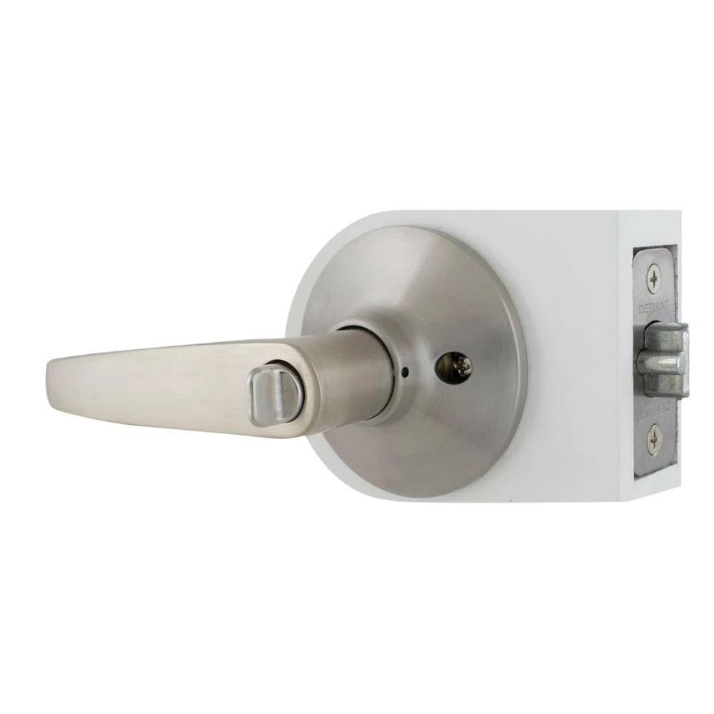 Olympic  Steel Keyed Entry Door Lever Lock